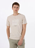 Jack & Jones Bisiklet Yaka Taş Erkek T-Shirt 12288525_JCOTONAL TEE SS CREW NECK