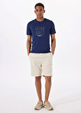 Jack & Jones Bisiklet Yaka Lacivert Erkek T-Shirt 12288525_JCOTONAL TEE SS CREW NECK