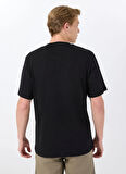 Jack & Jones Bisiklet Yaka Siyah Erkek T-Shirt 12288517_JORANIMAL TEE SS CREW NECK