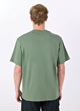 Jack & Jones Bisiklet Yaka Koyu Yeşil Erkek T-Shirt 12288517_JORANIMAL TEE SS CREW NECK