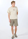 Jack & Jones Bisiklet Yaka Gri Erkek T-Shirt 12288513_JORCACTUS TEE SS CREW NECK