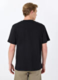 Jack & Jones Bisiklet Yaka Siyah Erkek T-Shirt 12288568_JORDRAGON TEE SS CREW NECK