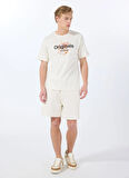 Jack & Jones Bisiklet Yaka Beyaz Erkek T-Shirt 12288515_JORSPLASH TEE SS CREW NECK