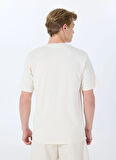 Jack & Jones Bisiklet Yaka Beyaz Erkek T-Shirt 12288515_JORSPLASH TEE SS CREW NECK