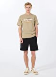 Jack & Jones Bisiklet Yaka Bej Erkek T-Shirt 12288515_JORSPLASH TEE SS CREW NECK