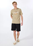 Jack & Jones Bisiklet Yaka Bej Erkek T-Shirt 12288515_JORSPLASH TEE SS CREW NECK