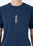 Jack & Jones Bisiklet Yaka Lacivert Erkek T-Shirt 12288527_JCOAIR TEE SS CREW NECK BS