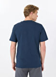 Jack & Jones Bisiklet Yaka Lacivert Erkek T-Shirt 12288527_JCOAIR TEE SS CREW NECK BS