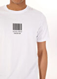Jack & Jones Bisiklet Yaka Beyaz Erkek T-Shirt 12288570_JCOBARCODE TEE SS CREW NEC