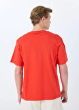 Jack & Jones Bisiklet Yaka Kırmızı Erkek T-Shirt 12288567_JORBRAND TEE SS CREW NECK