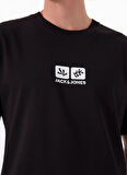 Jack & Jones Bisiklet Yaka Siyah Erkek T-Shirt 12288516_JORMINDFUL TEE SS CREW NEC