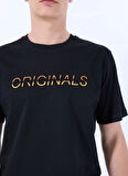 Jack & Jones Bisiklet Yaka Siyah Erkek T-Shirt 12288566_JORX90 TEE SS CREW NECK BS