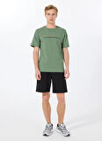 Jack & Jones Bisiklet Yaka Koyu Yeşil Erkek T-Shirt 12288566_JORX90 TEE SS CREW NECK BS