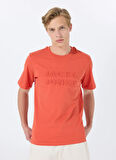 Jack & Jones Bisiklet Yaka Kırmızı Erkek T-Shirt 12288523_JPRBLUPACER TEE SS CREW NE