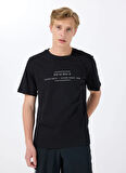Jack & Jones Bisiklet Yaka Siyah Erkek T-Shirt 12288375_JORREMINDER TEE SS CREW NE