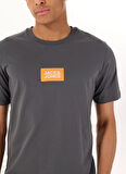 Jack & Jones Bisiklet Yaka Füme Erkek T-Shirt 12288519_JPRBLUZOEY TEE SS CREW NEC