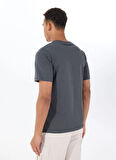 Jack & Jones Bisiklet Yaka Füme Erkek T-Shirt 12288519_JPRBLUZOEY TEE SS CREW NEC