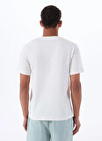Jack & Jones Bisiklet Yaka Beyaz Erkek T-Shirt 12288524_JORSTUDIO TEE SS CREW NECK