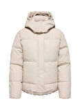 Only Krem Kadın Mont ONLAGNES COATED PUFFER JACKET OTW