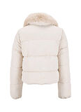 Only Krem Kadın Mont ONLMAGGI FUR PUFFER LIFE CC OTW