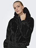 Only Jdy Yola Faux Fur Hood Kadın Ceket 15359329