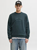 Jack Jones Bleecker Brandıbg Relax Fit Erkek Sweat 12286775