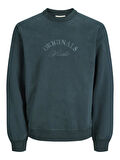 Jack Jones Bleecker Brandıbg Relax Fit Erkek Sweat 12286775