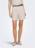 ONLY Taş Kadın Şort ONLSIESTA HW BELT LIN BL SHORTS PNT