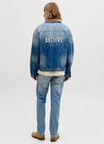 Jack & Jones Mavi Erkek Tapered Fit Denim Pantolon 12289083 JJIMIKE JJORGINAL JOS 511