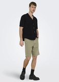 Only & Sons Siyah Erkek Normal Fit Desenli Kazak 22037745 ONSJAM LIFE REG SHIRT KNIT