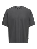 ONSLENNY OVZ SS STRCT TEE NOOS Erkek Gri T-Shirt - 22036392