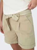 ONLAZELEA MW BELT CHINO SHORTS PNT Kadın Beyaz Şort - 15370625