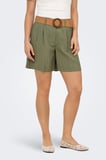 Only Onlibiza Modal Kumaş Yüksek Bel Kemerli Short Bayan SHORT 15370298 HAKİ