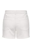 Only Onlphine Pamuklu Regular Fit Kot Short Bayan SHORT 15372986 BEYAZ