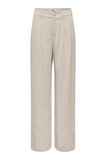 Only Onlsiesta Yüksek Bel Bol Paça Pantolon Bayan PANTOLON 15367424 TAŞ