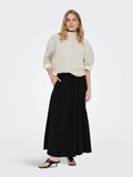ONLTIZANA LONG SKIRT WVN NOOS Kadın Siyah Etek - 15372613