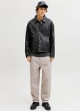 Jack & Jones Gri Erkek Geniş Fit Chino Pantolon 12292206 JPSTEVAN JETT CHINO LN