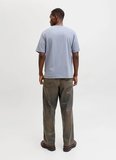 Jack & Jones Bisiklet Yaka Gri Erkek T-Shirt 12282892 JORNORREBRO EMB TEE CNECK
