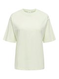 Only JDY Kadın Yuvarlak Yaka Bol Kesim Yeşil T-Shirt - 15366305