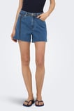 Only Onlvega Regular Fit Normal Bel Kot Short Bayan SHORT 15375433 MAVİ