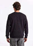 Jack & Jones Bisiklet Yaka Siyah Erkek Sweatshırt JORNEWPOINT SWEAT CREW NECK BAW25