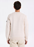 Jack & Jones Bisiklet Yaka Krem Erkek Sweatshırt JORNEWPOINT SWEAT CREW NECK BAW25