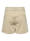 ONLAZELEA MW BELT CHINO SHORTS PNT Kadın Beyaz Şort - 15370625