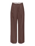ONLBALI MW PLEAT WIDE PANT PNT Kadın Kahverengi Pantolon - 15370308