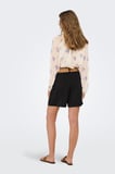 Only Onlibiza Modal Kumaş Yüksek Bel Kemerli Short Bayan SHORT 15370298 SİYAH