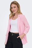 Only Onlita Regular Fit Kruvaze Yaka Blazer Ceket Bayan CEKET 15370275 PEMBE