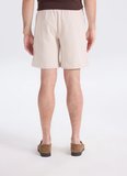 Jack & Jones Bej Erkek Fit Logo Baskılı Sweat Şort 12300731 JPSTKARLNEWPLUSHSWEATSHORT