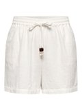 ONLSWAR THYRA PULL UP SHORTS WVN Kadın Beyaz Şort - 15378514