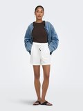 ONLSWAR THYRA PULL UP SHORTS WVN Kadın Beyaz Şort - 15378514
