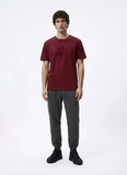 Jack & Jones Bordo Erkek Regular Fit Logo Baskılı T-Shirt 12307780 JCOTONE TEE CRW NECK BSS26